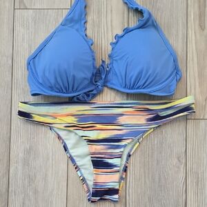 Victoria's Secret Top & Roxy Bikini Bottom